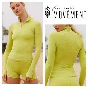 FP Movement Leopard Long Sleeve Layering Top NWOT